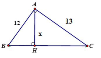 Tính x trong hình vẽ sau (làm tròn đến chữ số thập phân thứ hai)