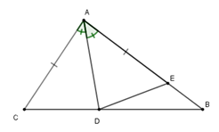 Lời giải - Đề kiểm tra 45 phút chương 7: Quan hệ giữa các yếu tố trong tam giác. Các đường đồng quy trong tam giác - Đề số 1 - ảnh 1