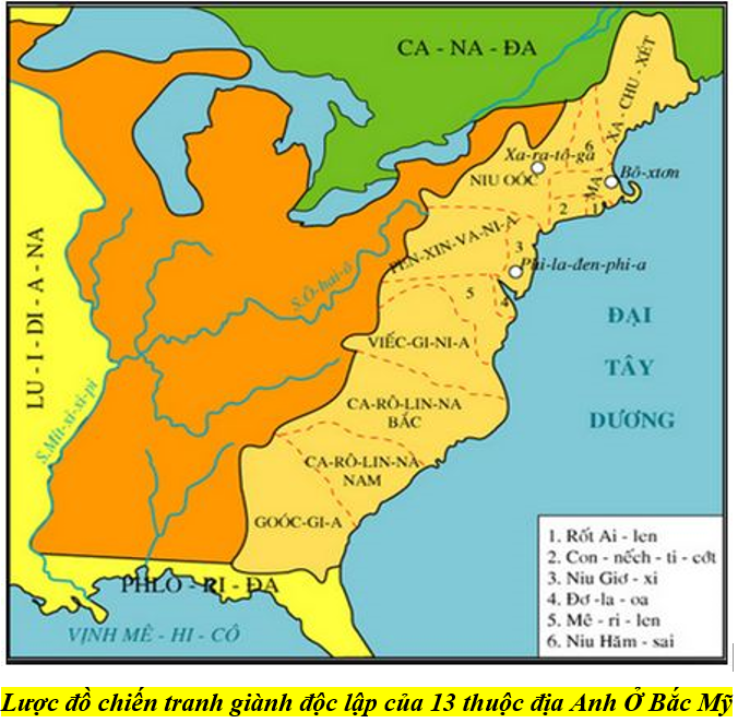 Chiến tranh giành độc lập của các thuộc địa Anh ở Bắc Mĩ - ảnh 4