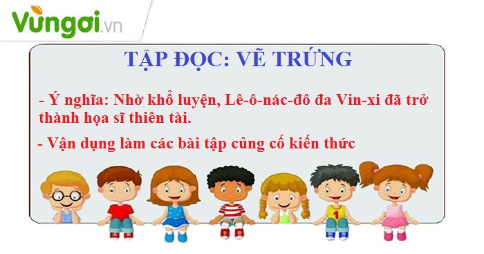 Soạn bài Tập đọc Vẽ trứng lớp 4 trang 120  SGK Tiếng Việt 4 tập 1