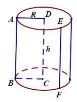 Bài giảng về diện tích xung quanh hình nón hình trụ và công thức tính toán cụ thể