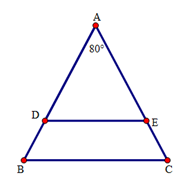 Lời giải - Đề kiểm tra 45 phút chương 6: Tam giác - Đề số 2 - ảnh 1