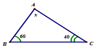 Đề kiểm tra 45 phút chương 6: Tam giác - Đề số 2 - ảnh 1
