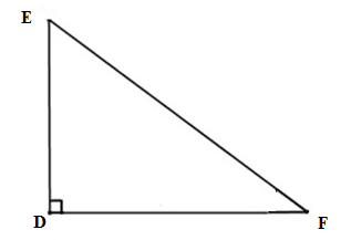 Kết quả hình ảnh cho cho tam giác def vuông tại d