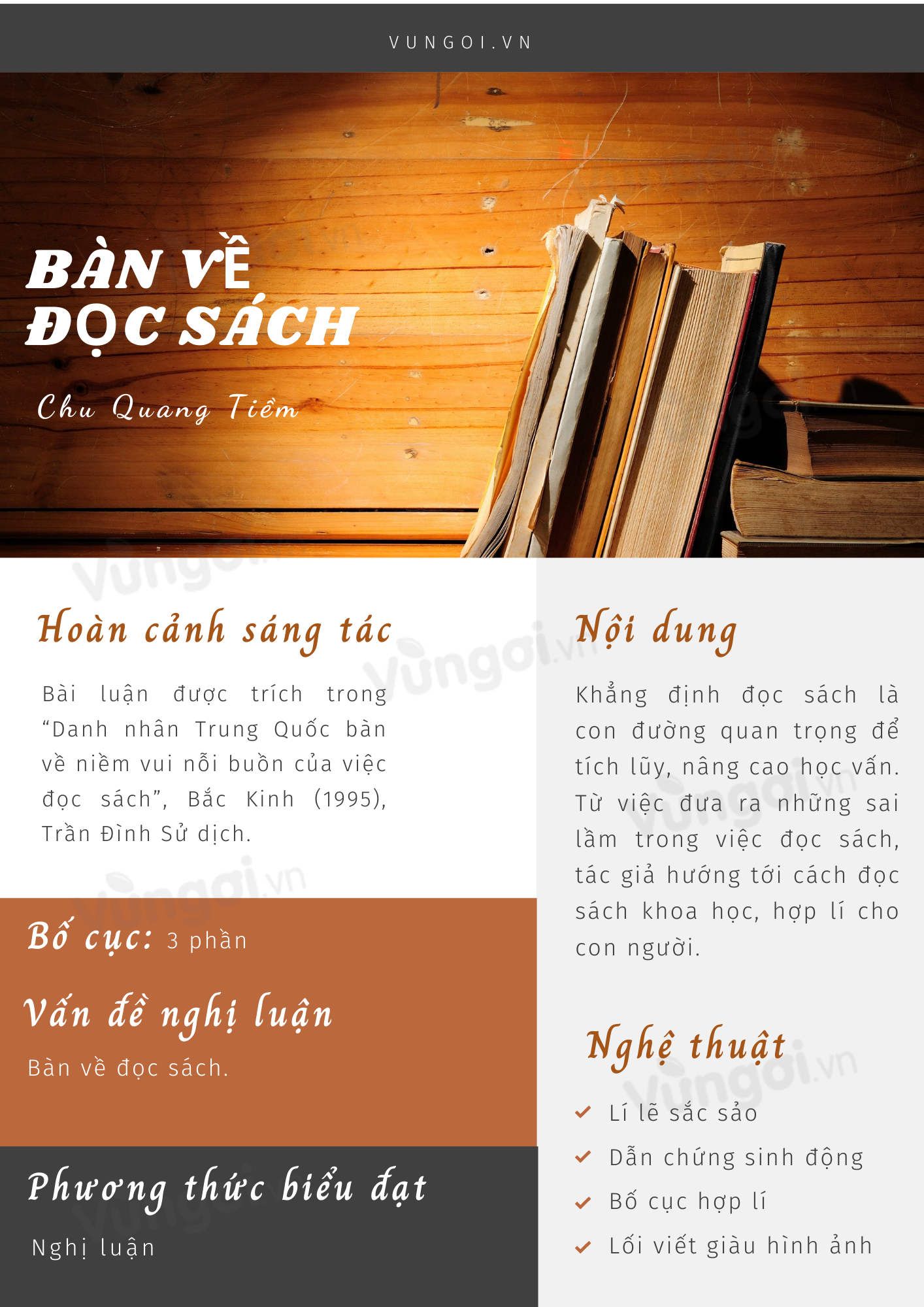 Tìm hiểu chung về tác phẩm Bàn về đọc sách - ảnh 1